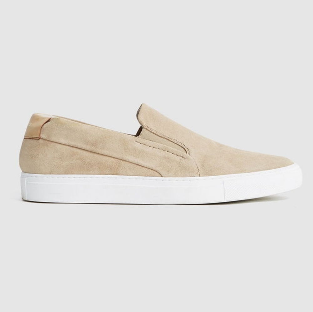 Reiss Luca Slip on Loafer - Beige Sand size 10 US (43)